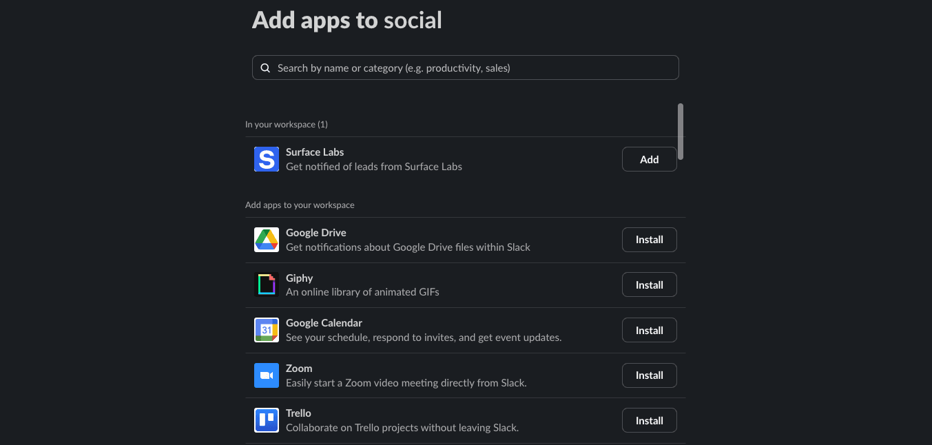 Select Surface App